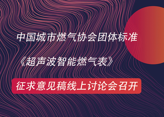 中國城市燃氣協(xié)會團體標準  《超聲波智能燃氣表》  征求意見稿線上討論會召開